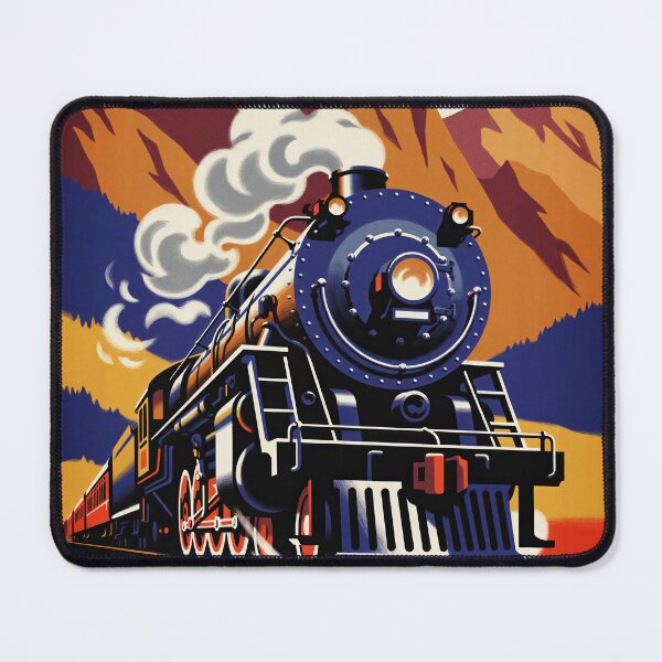 Item preview, Canadian Pacific Railway Vintage Travel Poster T-Shirt | Retro Steam Locomotive Mountain Graphic | Classic Railfan Gift designed and sold by paulo silveira.