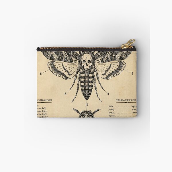 Item preview, Death's Head Moth Vintage Patent designed and sold by SunnyDesign82.