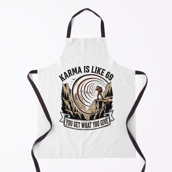 Item preview, Karma Is Like 69 You Get What You Give Funny Adult Humor Retro Design designed and sold by get55shirt.