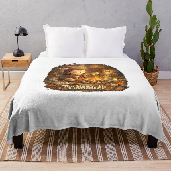 Item preview, Too Cozy To Conquer – Cozy Dragon Camping Campfire Fantasy Cottagecore designed and sold by NarpLTD.