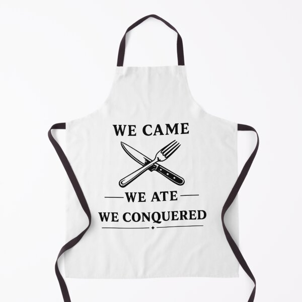 Item preview, We Came We Ate We Conquered – Funny Food Lover Design designed and sold by Apotheosis by Irie Meraki.