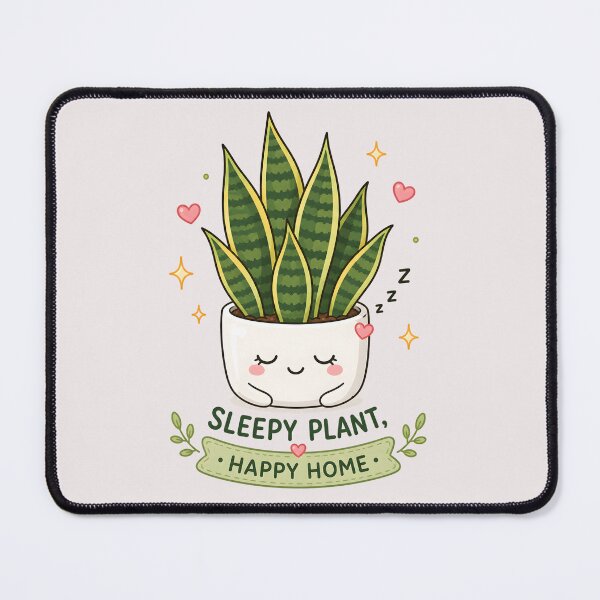 Item preview, Sleepy Snake Plant – Rest & Grow | Cute Kawaii Houseplant designed and sold by Peace-of-mind.