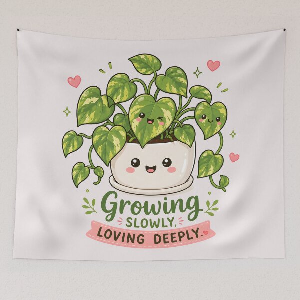 Item preview, Happy Pothos – Growing Slowly | Cute Plant Lover Design designed and sold by Peace-of-mind.