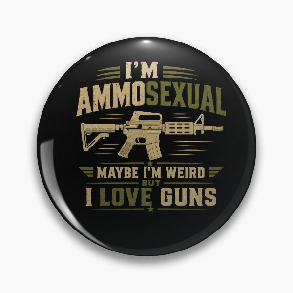 Item preview, I'm Ammosexual Gun Lover Military Fan designed and sold by PixelBlob.