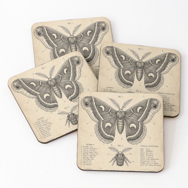 Artikelvorschau, Cecropia Moth Vintage Patent entworfen und verkauft von SunnyDesign82.