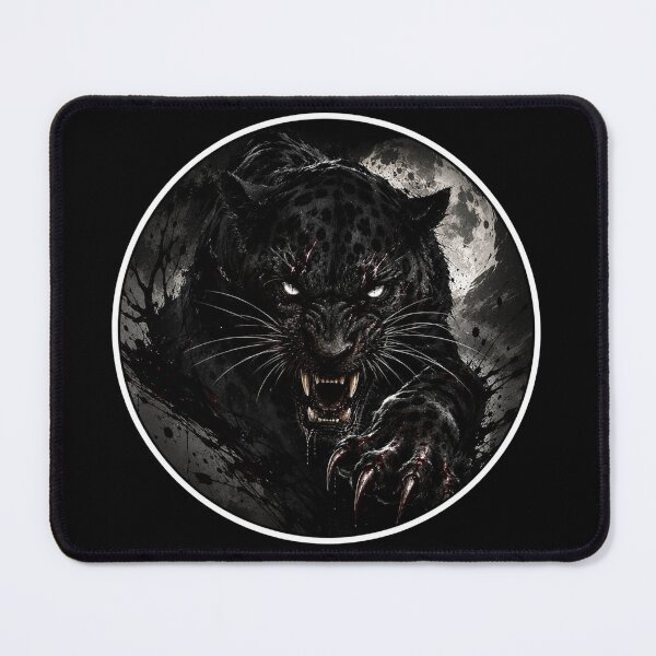 Item preview, Black panther, Angry black panther, Beautiful black panther designed and sold by PatternFly.