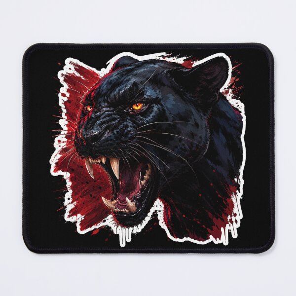 Item preview, Black panther, Angry black panther, Beautiful black panther designed and sold by PatternFly.