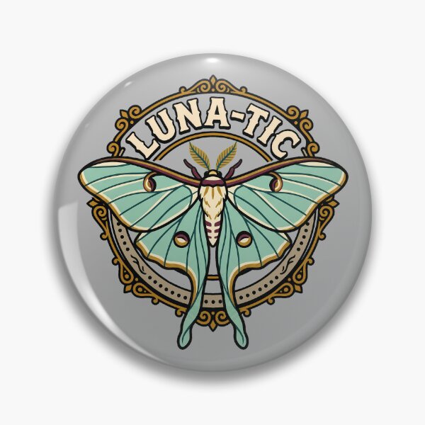 Item preview, LUN-TIC Lunar Moth Lepidopterist Lover  designed and sold by JumpJammiesTees.