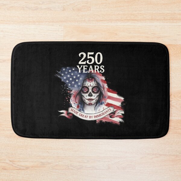 Item preview, 250 Years Made Great By Immigrants Cultural Pride Sugar Skull Lady American Flag designed and sold by Redgiant87x.