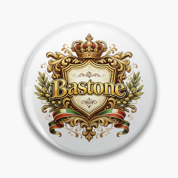 Item preview, Bastone Italian Vintage Emblem Design Poster Artwork designed and sold by medgh7.