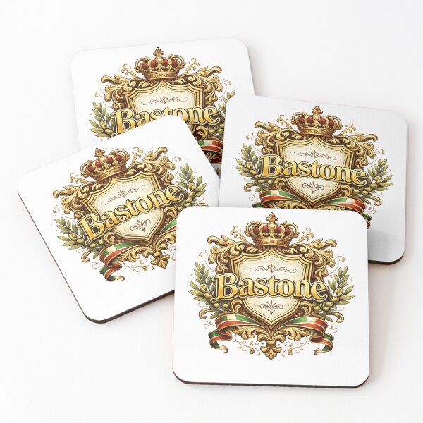Item preview, Bastone Italian Vintage Emblem Design Poster Artwork designed and sold by medgh7.