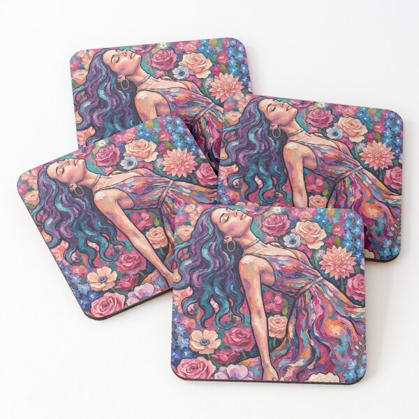 Item preview, Women and Flowers designed and sold by PP&RAINBOW SHOP.