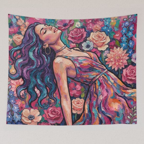 Item preview, Women and Flowers designed and sold by PP&RAINBOW SHOP.
