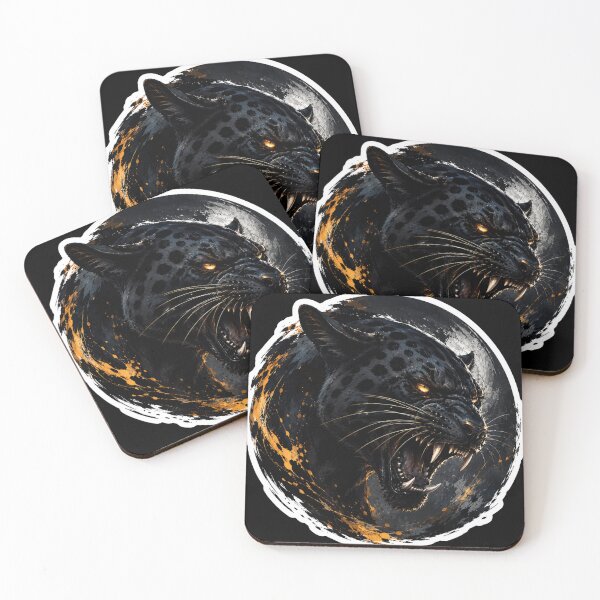 Item preview, Black panther, Angry black panther, Beautiful black panther designed and sold by PatternFly.