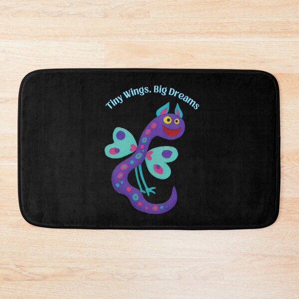 Item preview, Tiny Wings Big Dreams – Cute Fantasy Creature Inspirational Art designed and sold by PatykArt.