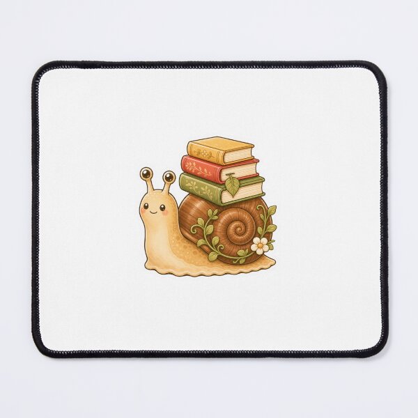 Item preview, Snail Carrying A Tiny Book Stack designed and sold by The-Art-of-D.