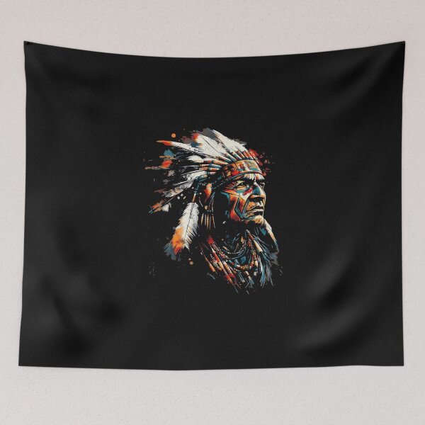 Item preview, Indian Chief Native American Feather Headdress Chief  designed and sold by Gbriel3.