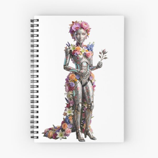 Item preview, FloraBot Elegant Flower Cyborg Gynoid Robot designed and sold by Sem Bregs.