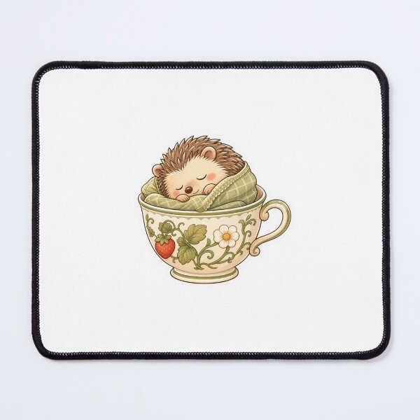 Item preview, Sleepy Hedgehog In A Teacup designed and sold by The-Art-of-D.