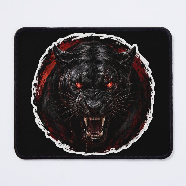 Item preview, Black panther, Angry black panther, Beautiful black panther designed and sold by PatternFly.