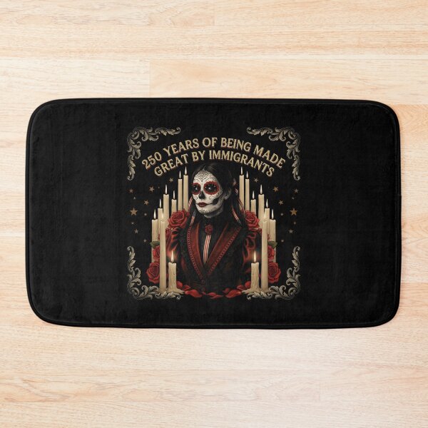 Item preview, 250 Years Made Great By Immigrants Bold Sugar Skull Lady Patriotic History designed and sold by Redgiant87x.