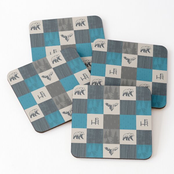 Aperçu de l'œuvre Patchwork du ranch scout Hinckley - Turquoise créée et vendue par tjdayley.
