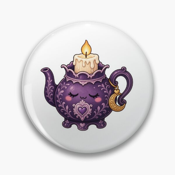 Item preview, Cute Gothic Teapot Candle designed and sold by The-Art-of-D.