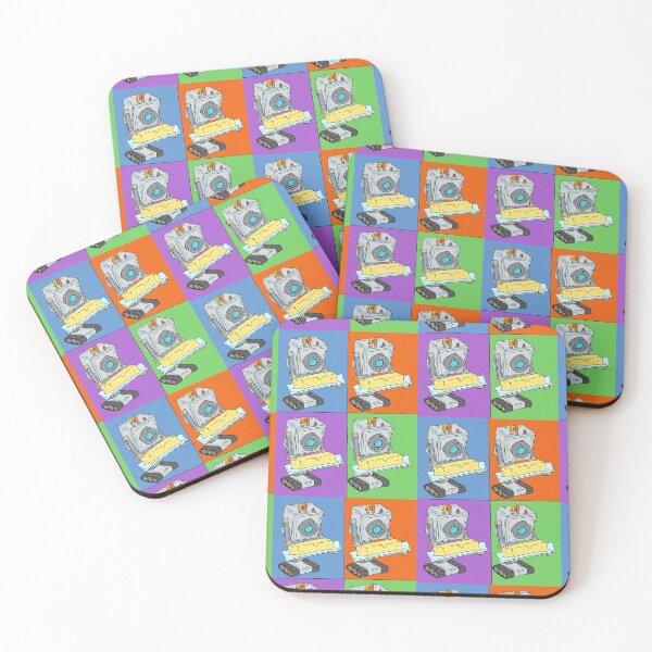 Item preview, Butter Robot In Color Squares  designed and sold by missmann.