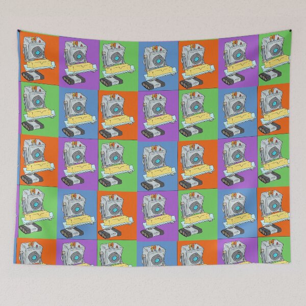 Item preview, Butter Robot In Color Squares  designed and sold by missmann.