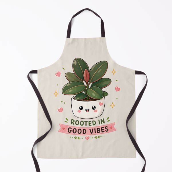 Item preview, Rubber Plant – Rooted in Good Vibes | Cute Botanical Art designed and sold by Peace-of-mind.