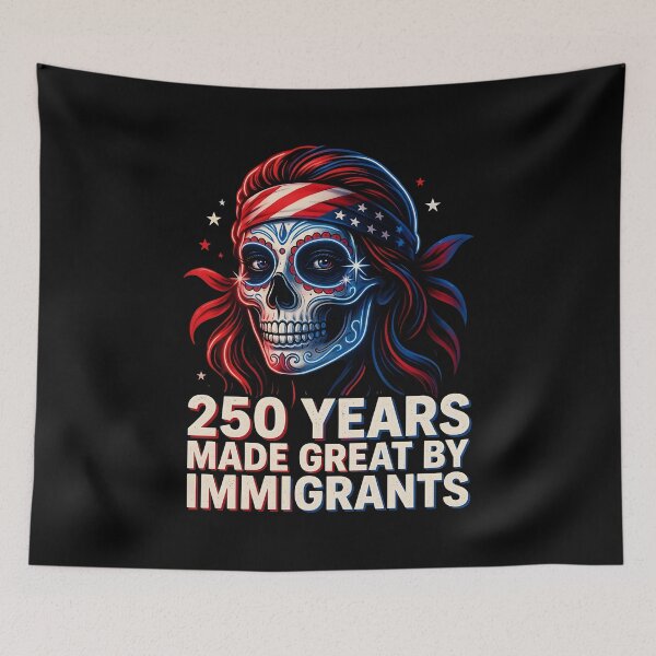 Item preview, 250 Years Made Great By Immigrants Patriotic Heritage for History Lovers designed and sold by Redgiant87x.