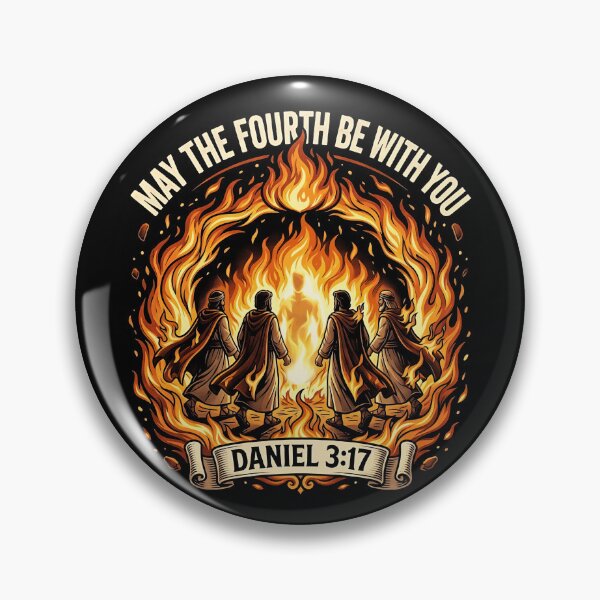 Item preview, Faith Meets Fandom | May The Fourth Be With You - DANIEL 3:17 designed and sold by EverClassic.