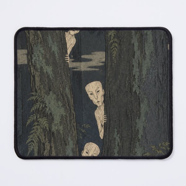 Item preview, Kodama Forest Spirits — Haunted Garden No. 1 Japanese Yokai Woodblock designed and sold by Planthem.