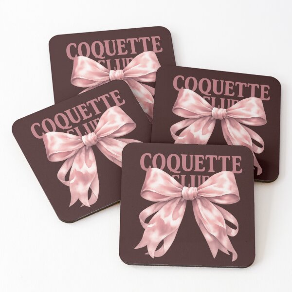 Item preview, Coquette Club Pink Ribbon Bow Cute Girly Aesthetic designed and sold by VasiqDesign.