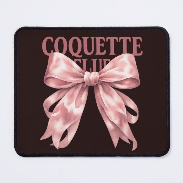 Item preview, Coquette Club Pink Ribbon Bow Cute Girly Aesthetic designed and sold by VasiqDesign.