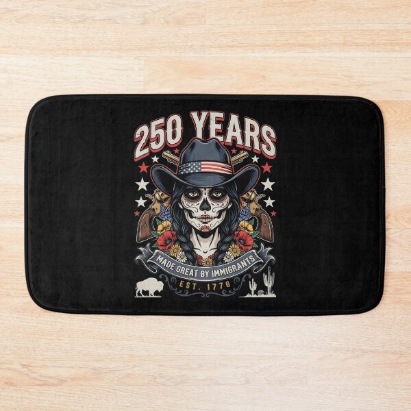 Item preview, 250 Years Made Great By Immigrants Vintage American Heritage Sugar Skull Lady designed and sold by Redgiant87x.