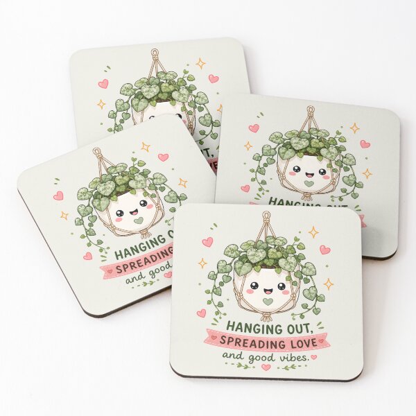 Item preview, Hanging String of Hearts – Spreading Love | Cute Kawaii Plant designed and sold by PLANT LOVER'S PARADISE.