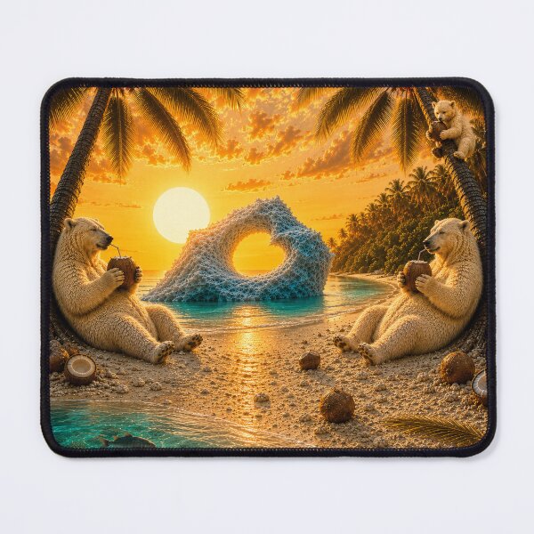 Item preview, Polar bears on vacation designed and sold by JBXDesigner.