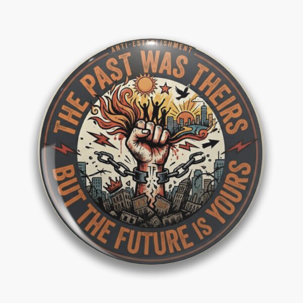 Item preview, "The Past Was Theirs" Anti-Establishment Vinyl Sticker | Punk Rock Rebel Fist Decal for Laptops, Water Bottles, & Skateboards designed and sold by WeAdventured.