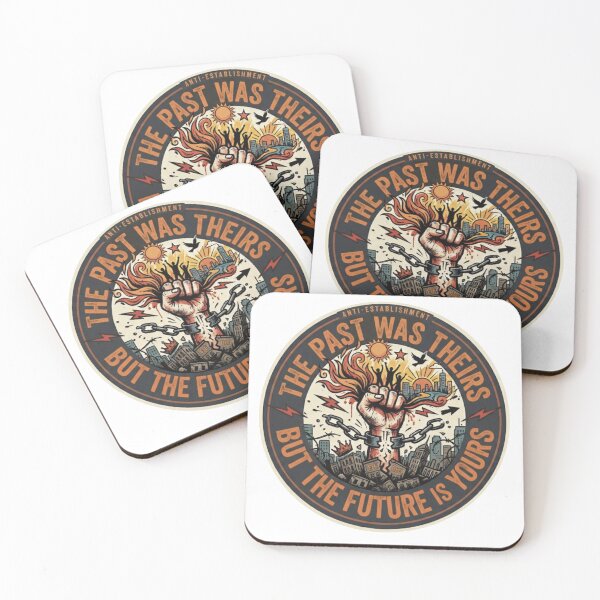 Item preview, "The Past Was Theirs" Anti-Establishment Vinyl Sticker | Punk Rock Rebel Fist Decal for Laptops, Water Bottles, & Skateboards designed and sold by WeAdventured.