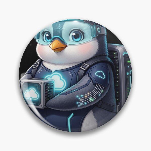 Item preview, NJ-003 | Lady Cloud Penguin | Cloud Infrastructure Engineer designed and sold by D4NC1G3R®.