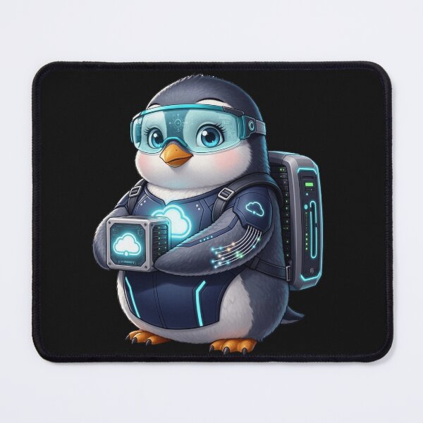 Item preview, NJ-003 | Lady Cloud Penguin | Cloud Infrastructure Engineer designed and sold by D4NC1G3R®.