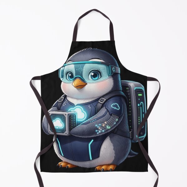 Item preview, NJ-003 | Lady Cloud Penguin | Cloud Infrastructure Engineer designed and sold by D4NC1G3R®.