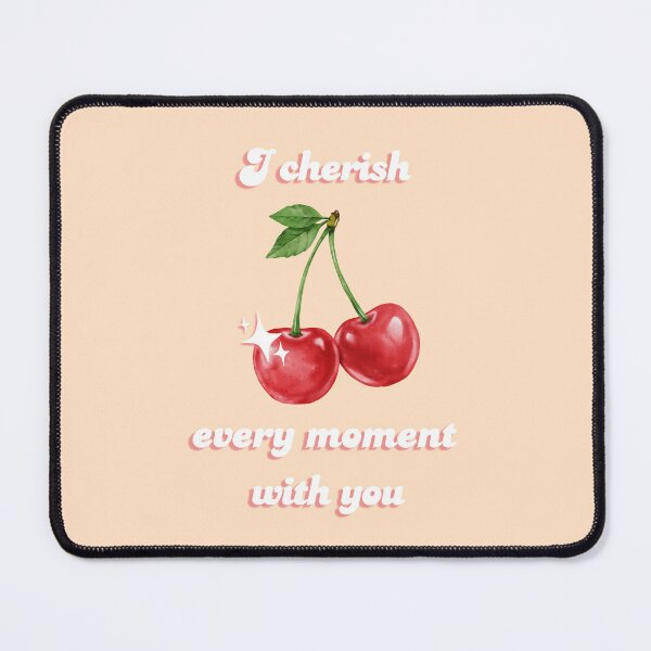 Item preview, I Cherish Every Moment With You – Beige Cherry Sparkle designed and sold by dreamhatchh.