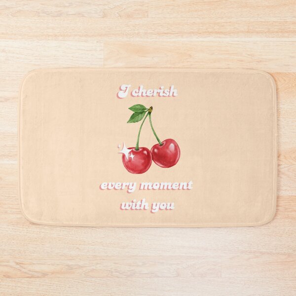 Item preview, I Cherish Every Moment With You – Beige Cherry Sparkle designed and sold by dreamhatchh.