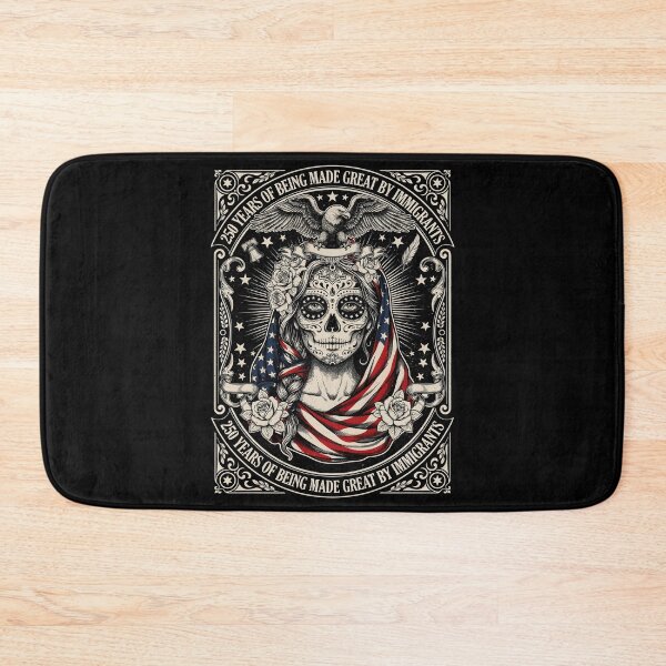Item preview, 250 Years Made Great By Immigrants Artistic Sugar Skull Lady Patriotic designed and sold by Redgiant87x.