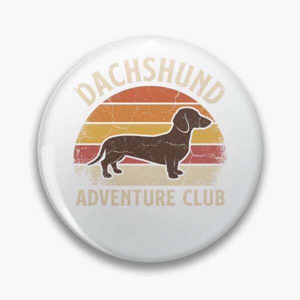 Item preview, Vintage Dachshund Adventure Club | Retro Wiener Dog Camping & Hiking Shirt designed and sold by jgoteiner.