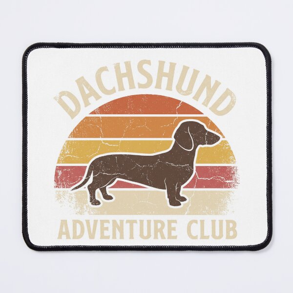Item preview, Vintage Dachshund Adventure Club | Retro Wiener Dog Camping & Hiking Shirt designed and sold by jgoteiner.