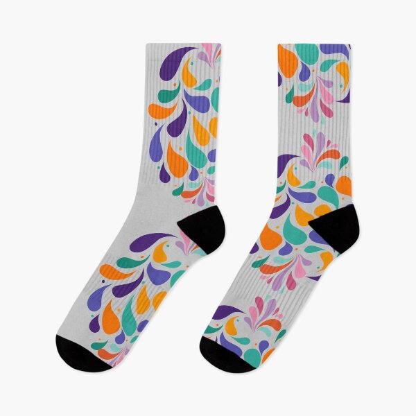 Artikelvorschau, Lebhaftes, farbenfrohes, abstraktes Paisley-Muster in Tropfenform. ☘️ entworfen und verkauft von Jyoti Digital Artist.