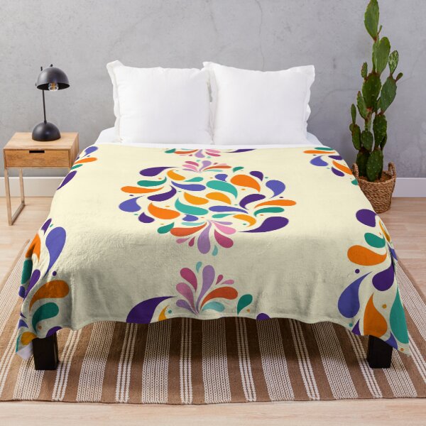 Item preview, Vibrant Colorful Abstract Teardrop Paisley Pattern.??☘️ designed and sold by Jyoti-Quotes.